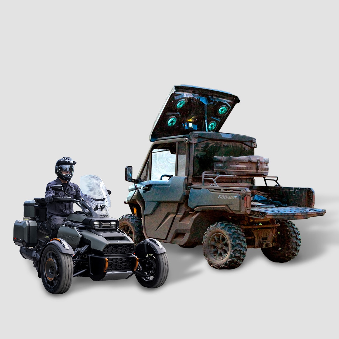 Can-Am - Choose your Ride: ATV, SxS, 3-wheel, EV motorcycle